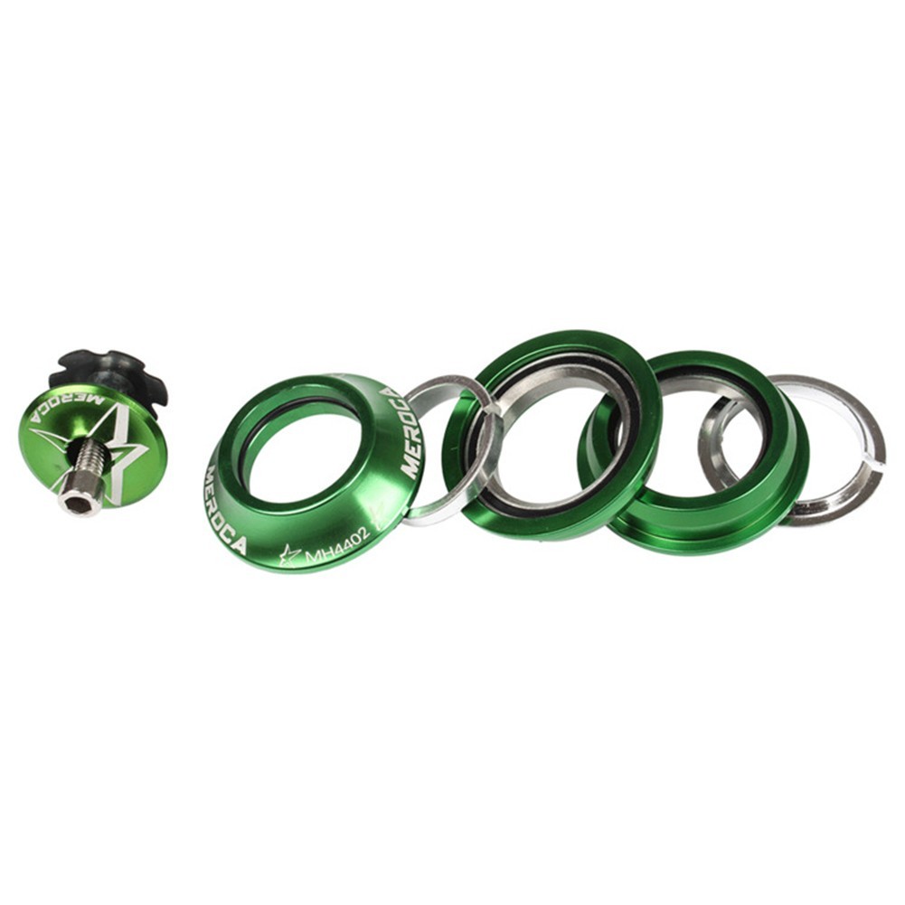 Aluminum Alloy Fork Headset Bearing Bowl Set for Bike 28 6mm Tube 44mm Headset