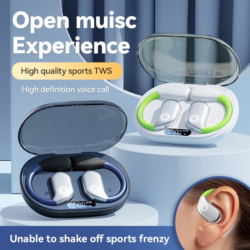 Bluetooth AI Translation Earphones, Language Translator Earbuds Open Ear 2024