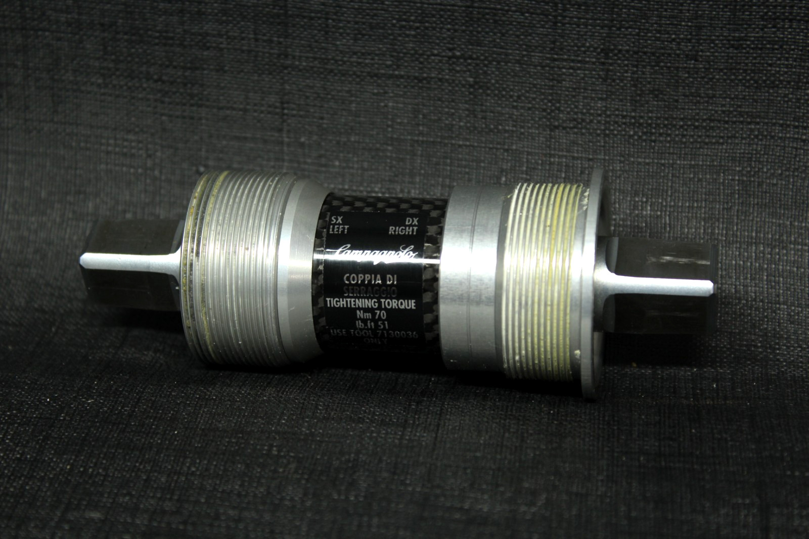 FANTASTIC Campagnolo Record Carbon Square Taper Bottom Bracket English 112mm BB