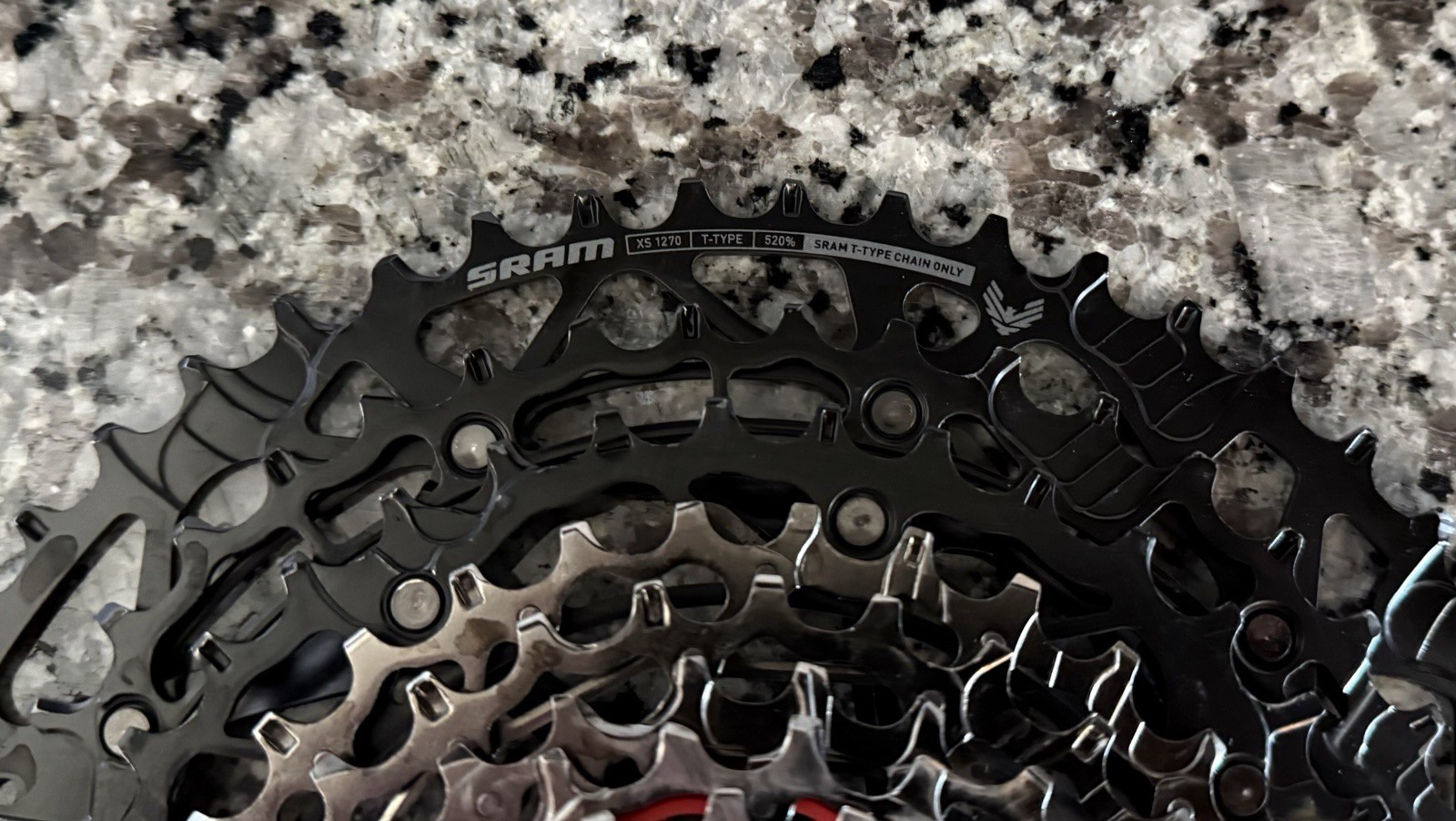 SRAM XS 1270 12 Speed 10-52T Eagle T-Type Cassette for Shimano HG Driver Bodies