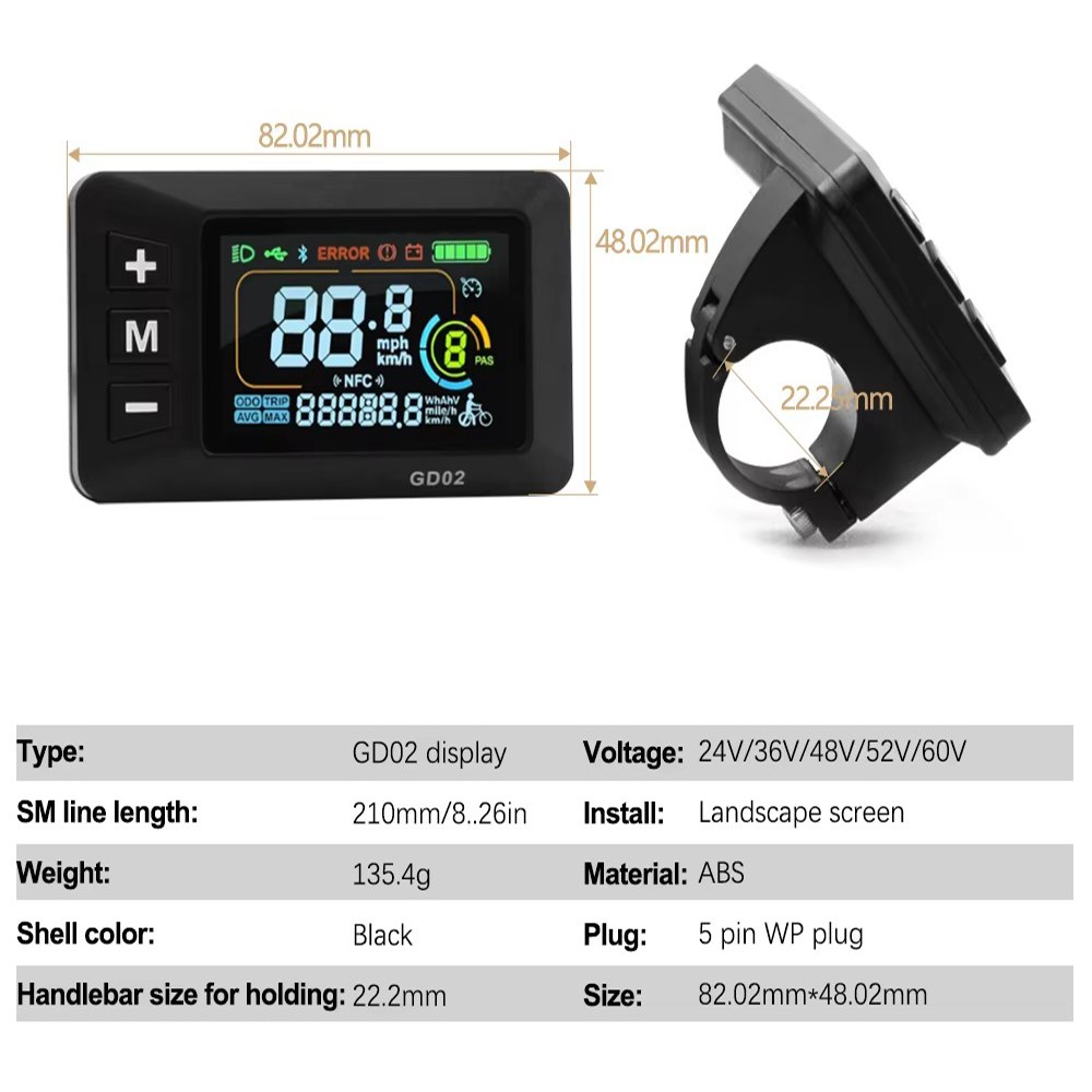 E-bike Electric Bicycle Controller 12V/24V/36V/48V/60V/72V 17A/26A/30A 250-1000W