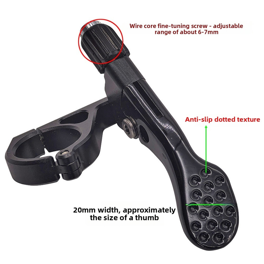 Dropper Seatpost Remote Lever with 1500mm Housing 22.2mm Aluminum Alloy MTB