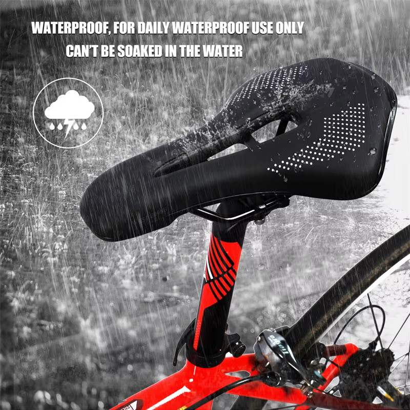 Ultralight MTB Short Nose Saddle – PU Leather Prostate Comfort Bike Seat