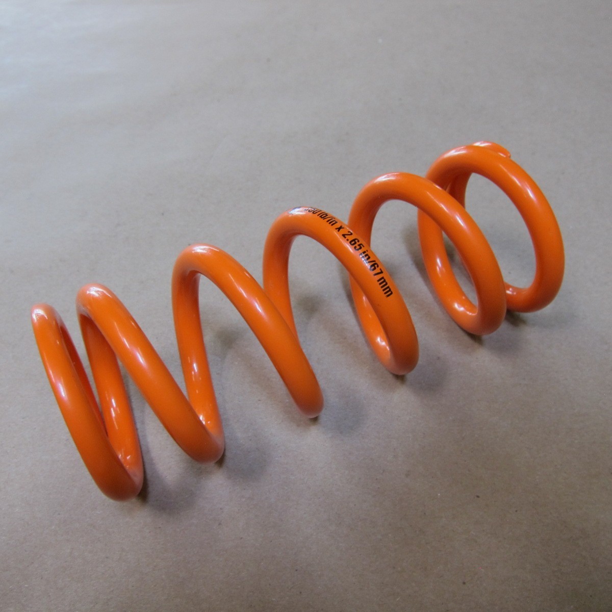 FOX SLS Coil Rear Shock Spring – 350 lb. x 2.65″ / 67mm Stroke, Orange