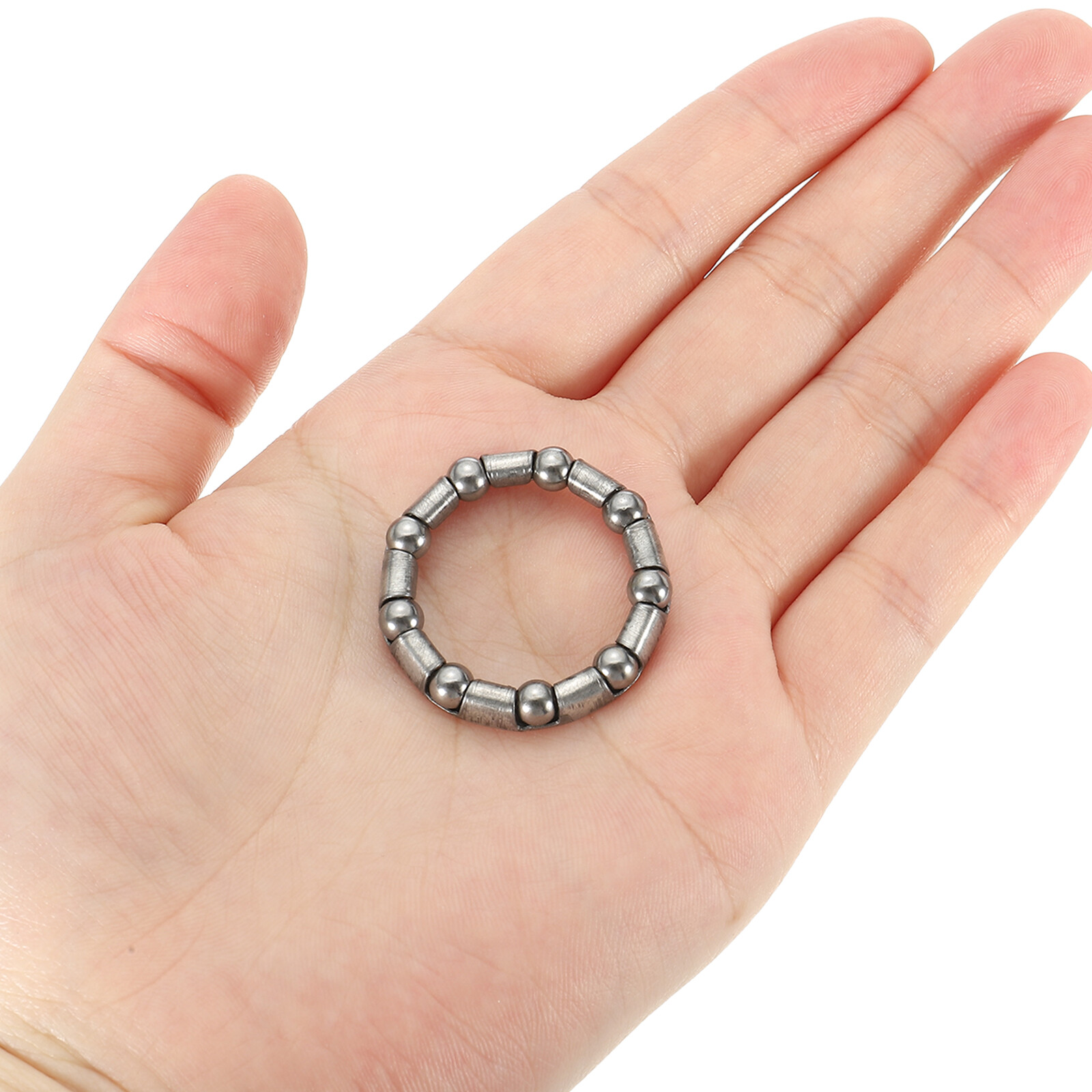 Bike Ball Crank Bearing 31mm x 9 Balls, 4 Pack Bicycle Bearings, Silver