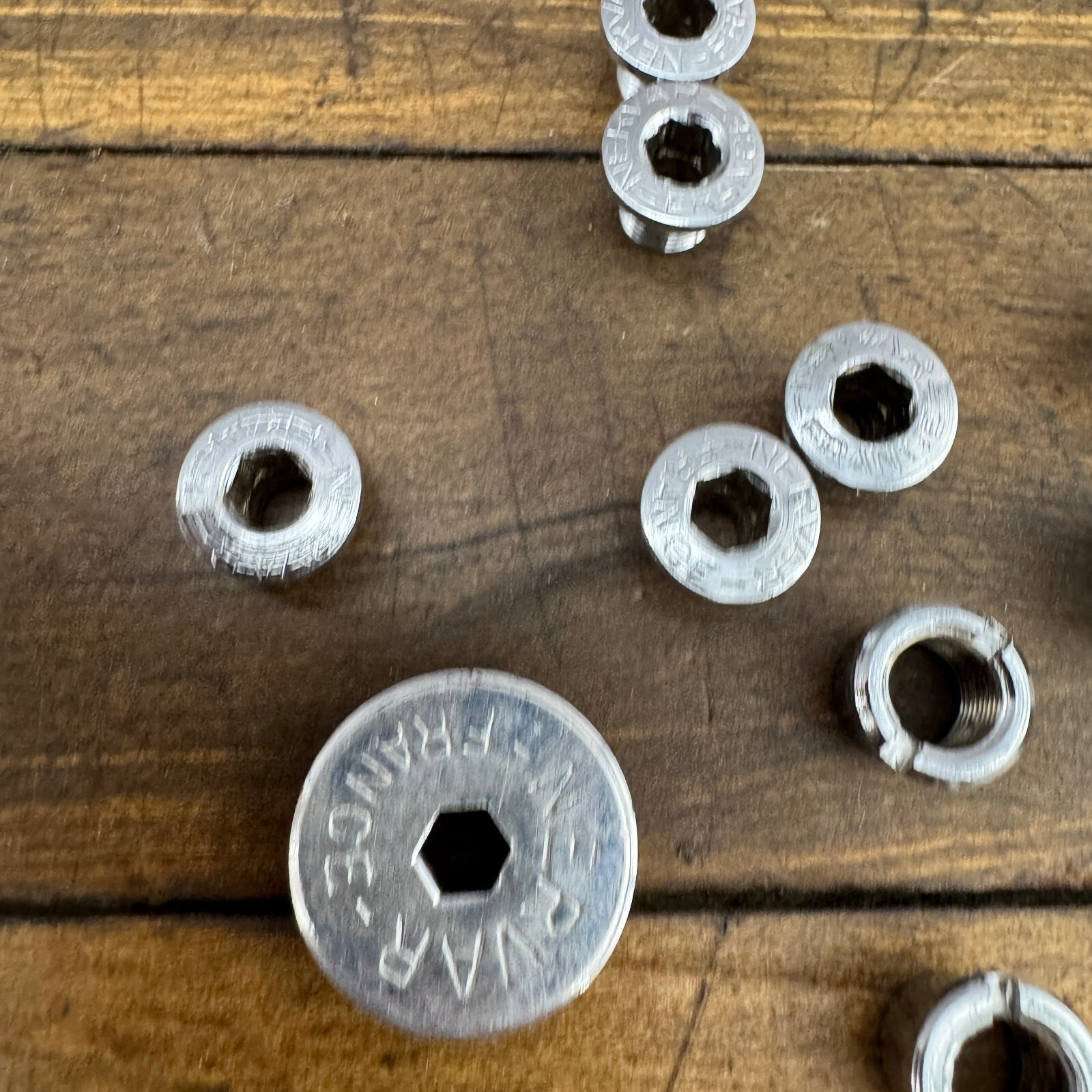 Vintage Nervar Dust Cap Single Crank Arm Chainring Bolt 1970s 1980s France