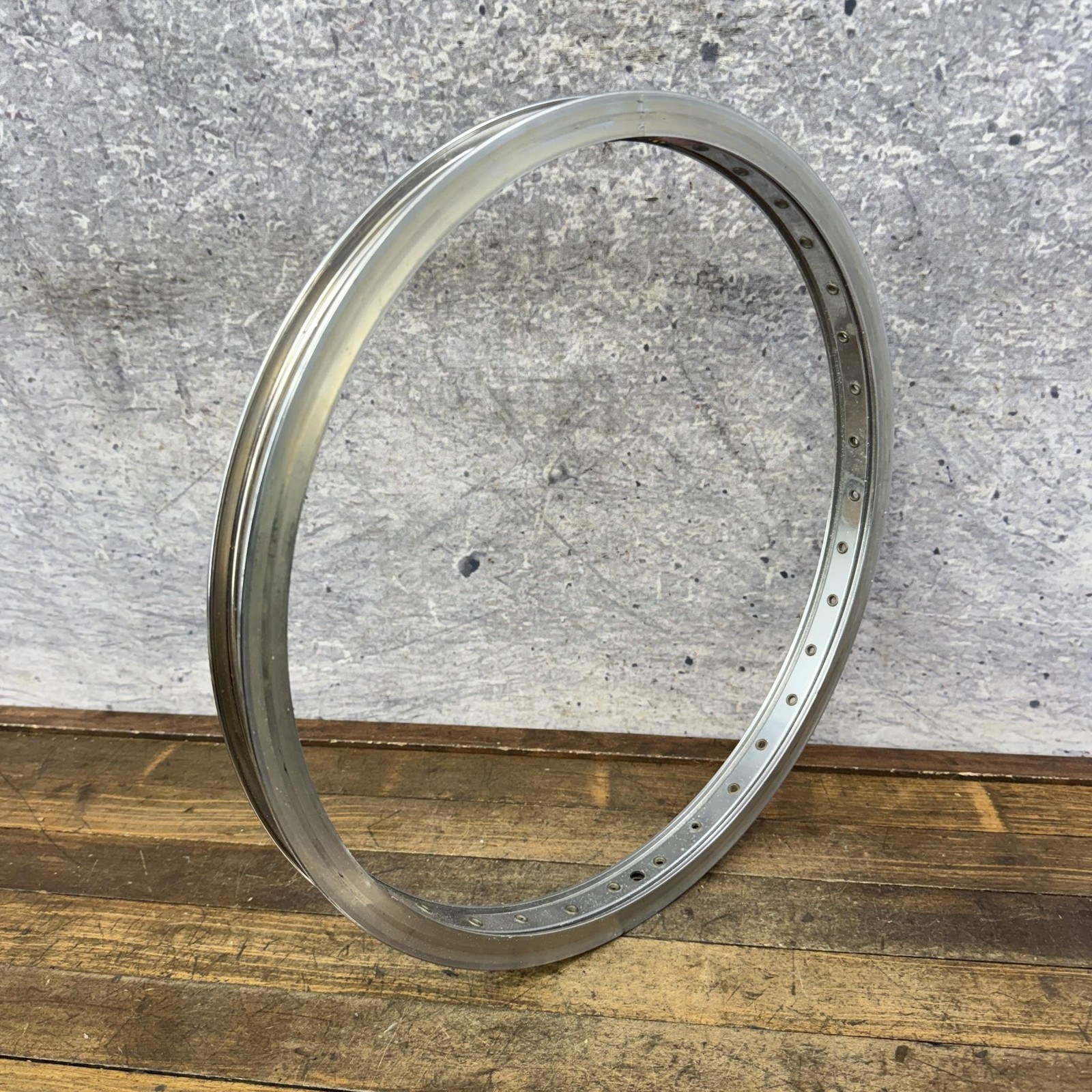 Vintage Sun Rims BFR Big Fat Rim 48H 20in BMX Silver Double Wall USA Bike 48