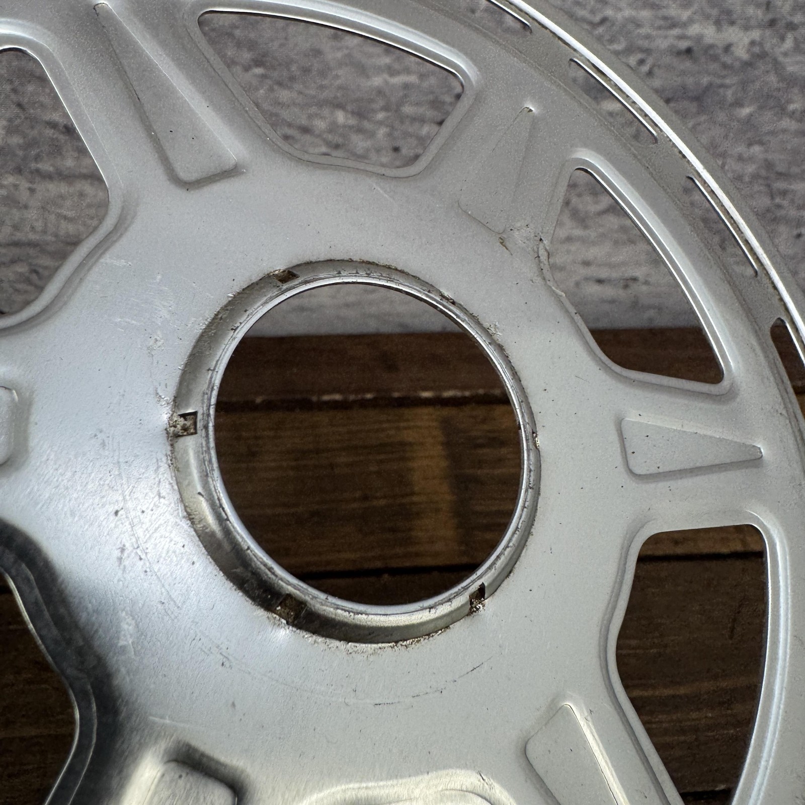 Vintage SunTour Chainring Guard Spoke Protector 45g Silver Alloy Japan Bike