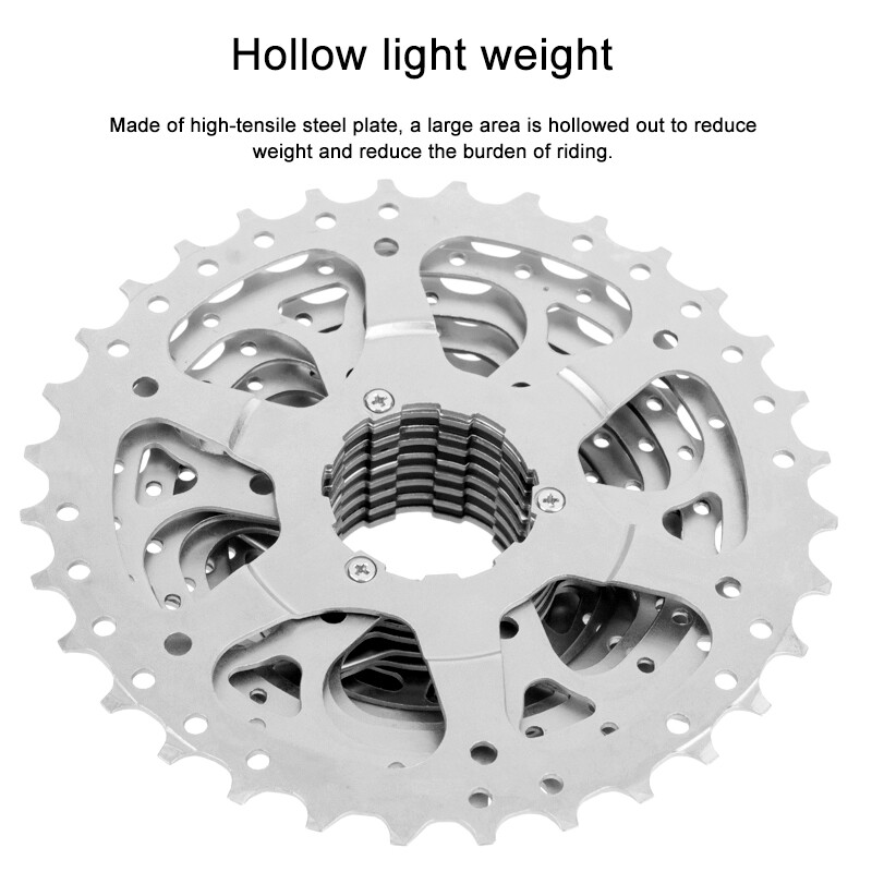 Sunshine 8 Speed MTB Cassette Fits Shimano HG Freewheel 11-32/36/40/42/46T