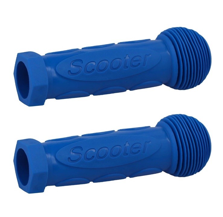Kids Scooter Handlebar Grips 1 Pair for 2/3/4 Wheel Scooters, Bikes, Carts(blue)