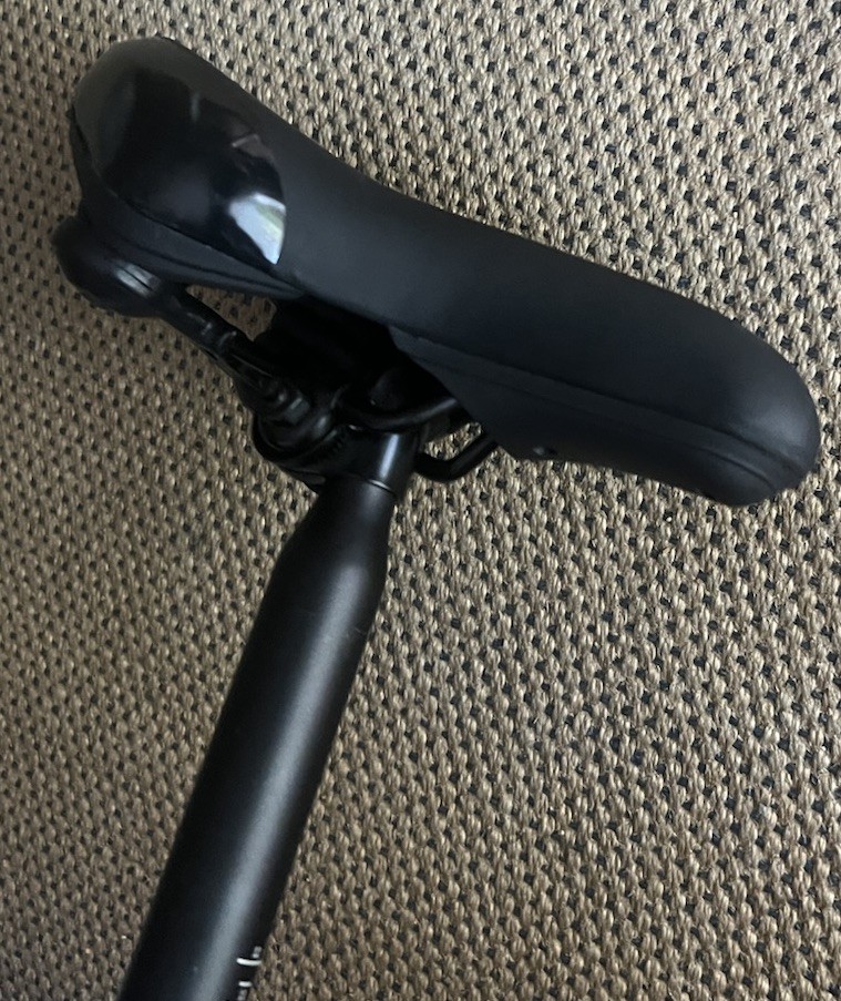 Lectric Brand e-bike Electric Seat Black Bike ShoWell Bike Seat And Post