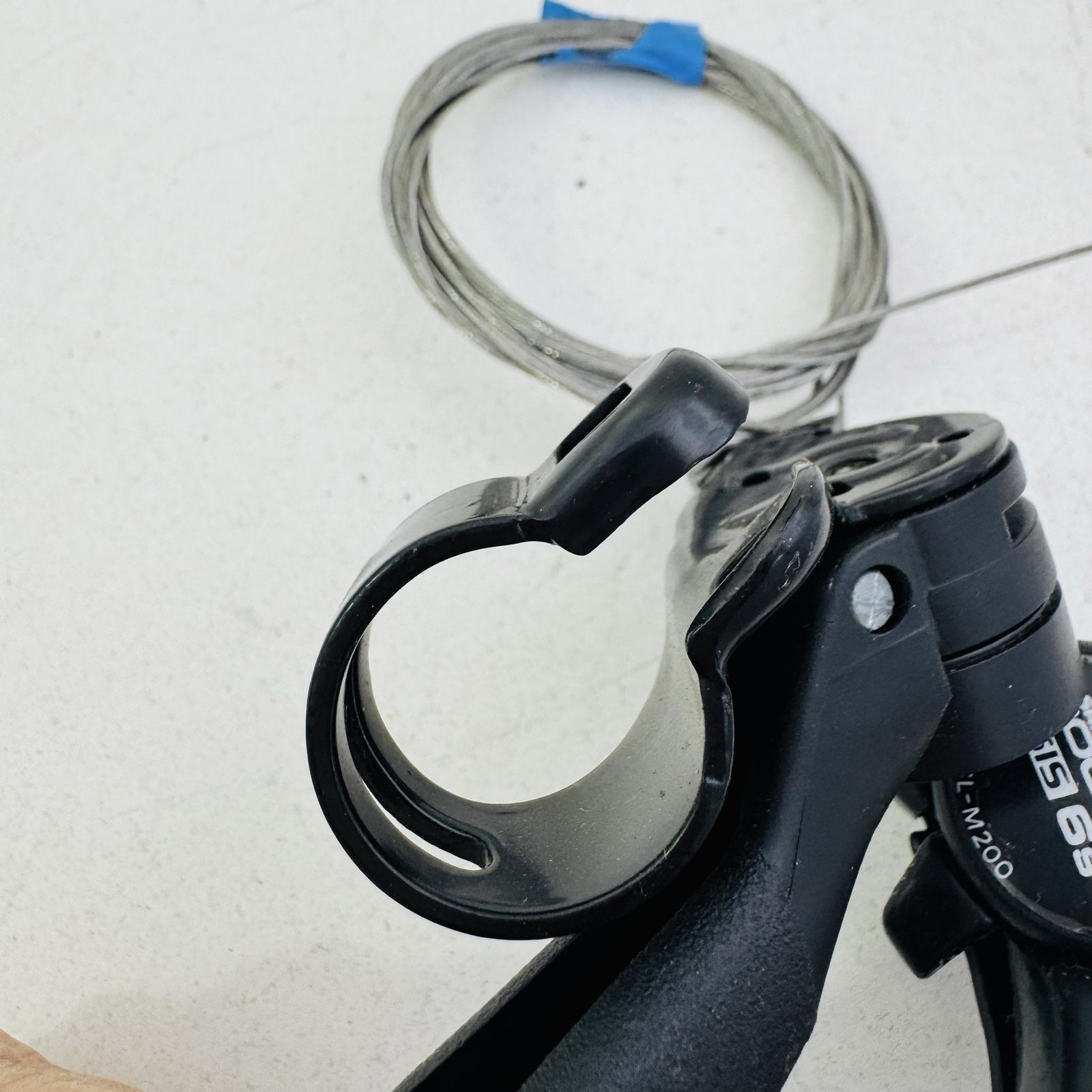 Vintage Shimano 200GS SL-M200 Trigger Shifters Set 6 Speed Black MTB Bike A43
