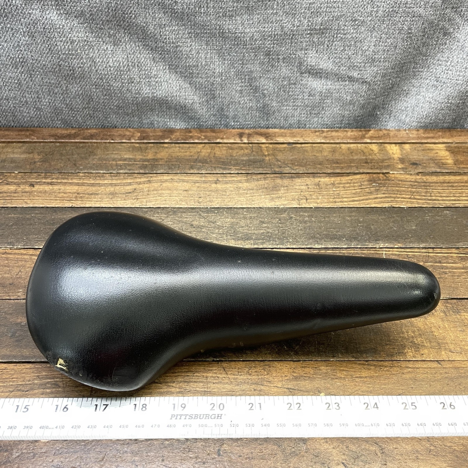 Vintage Fujita Seat NJS Stamp Keirin Fuji Track Bike Racing Bicycle Saddle