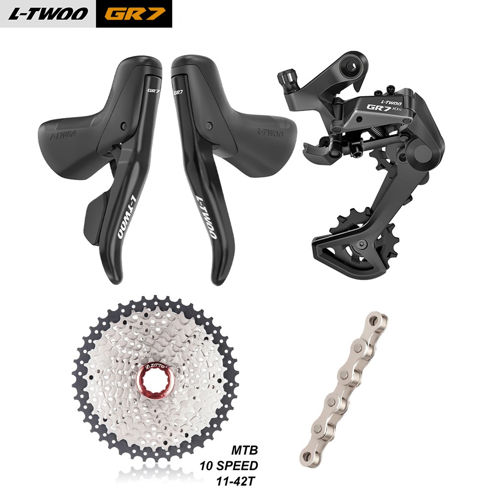 LTWOO GR7 1×10 Speed Gravel Bike Groupset Shifter Rear Derailleur Cassette Chain