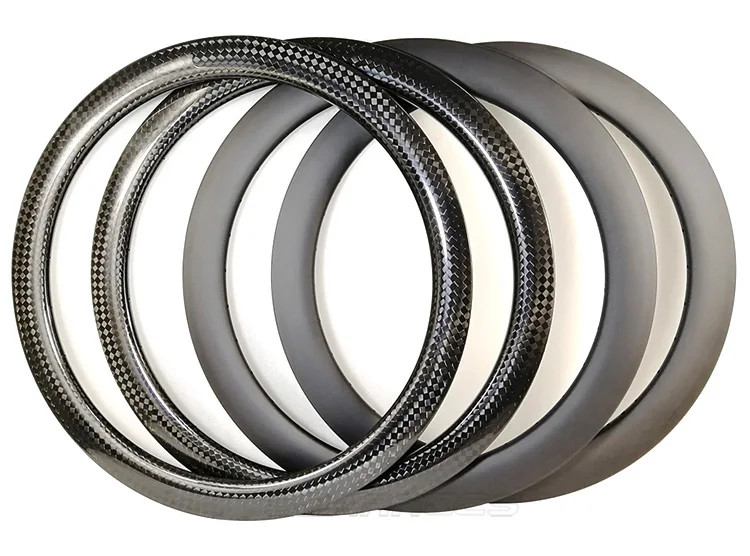 700C Road Bicycle Carbon Rim 50*25mm Clincher Disc/rim Brake 12K Glossy Ring 1pc