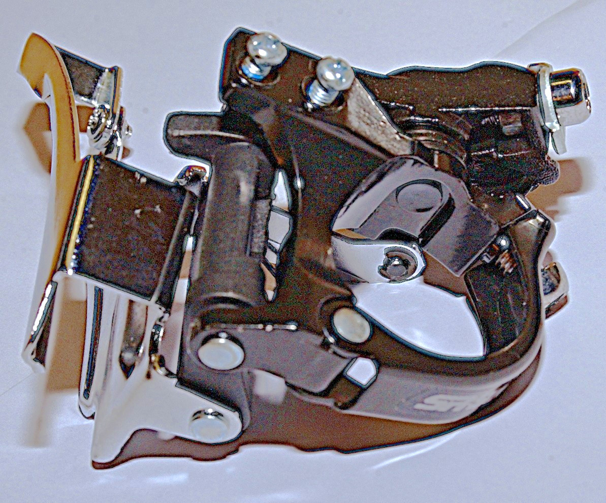 SR Suntour Triple Front Derailleur 34.9mm 42/32/22T Dual Pull Model 42T-C5DFG324