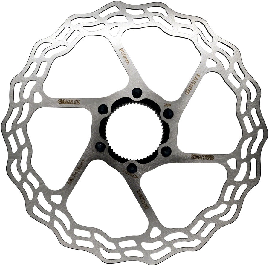 Galfer 160mm Centerlock Wave Disc Brake Rotors – High Carbon Stainless Steel,