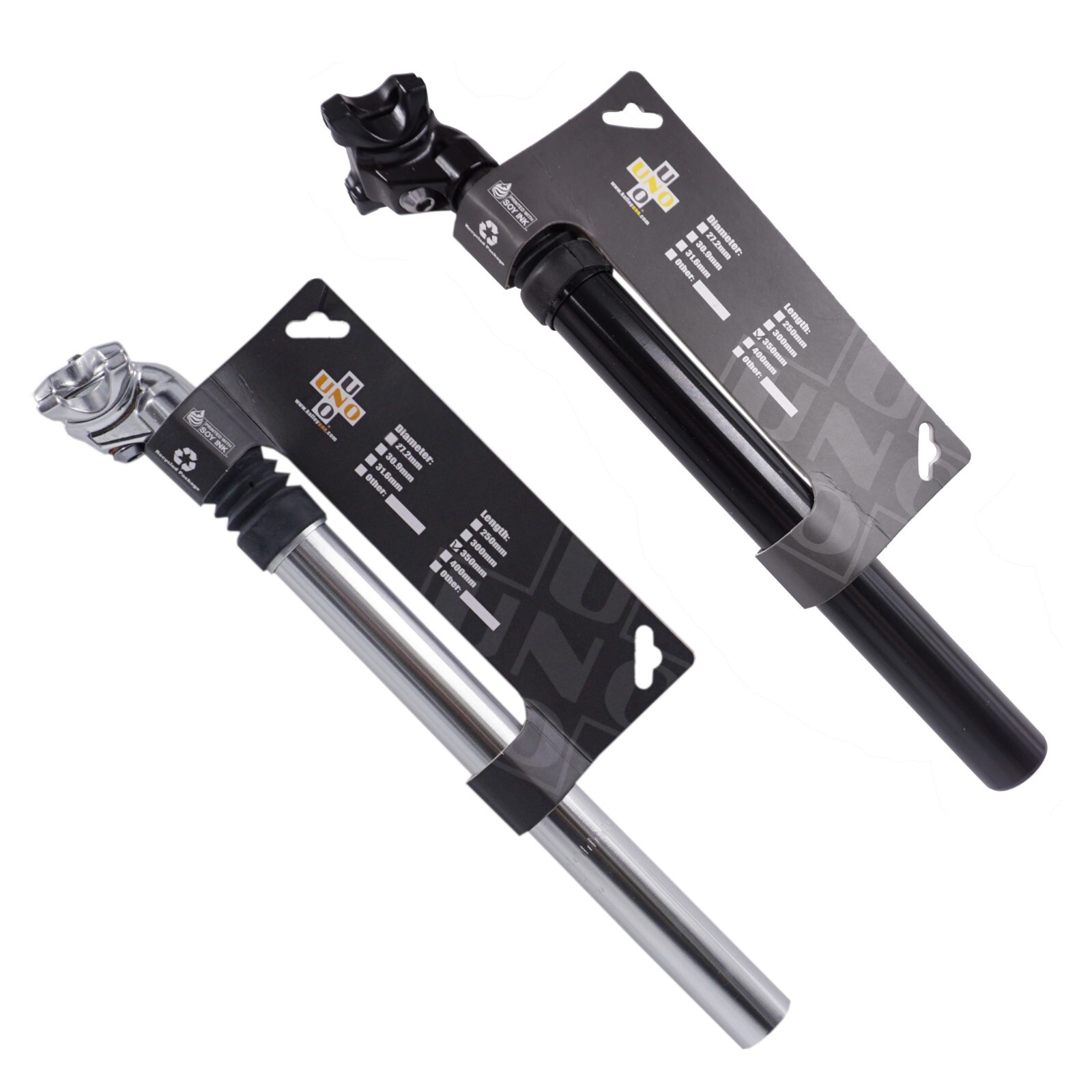 Kalloy SP-500 Adjust Comfort Suspension Bike Seatpost 350mm x 27.2, 30.9, 31.6mm