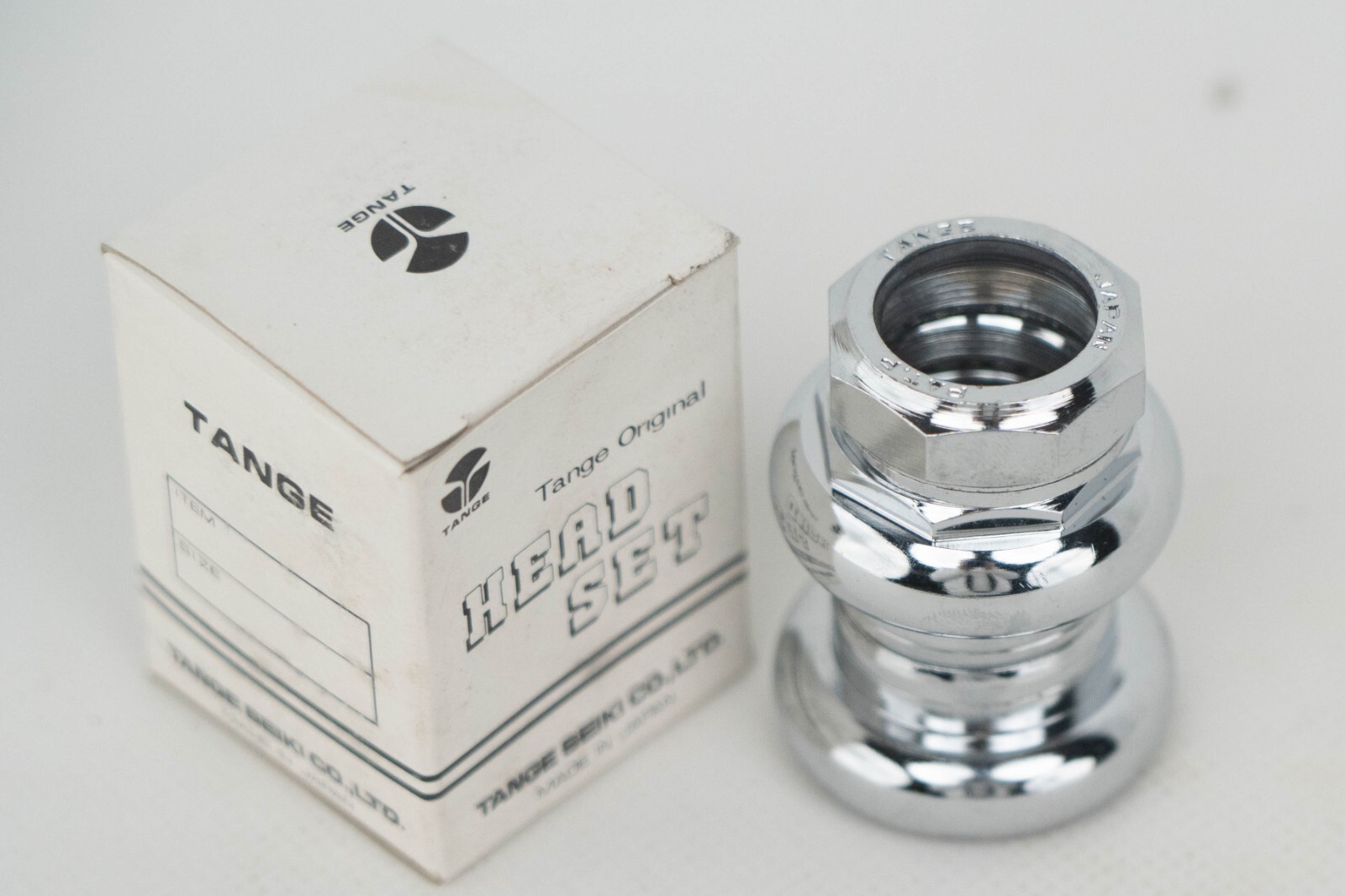 NOS TANGE CHROMED STEEL 1″ INCH HEADSET VINTAGE THREADED THREAD ME-SI