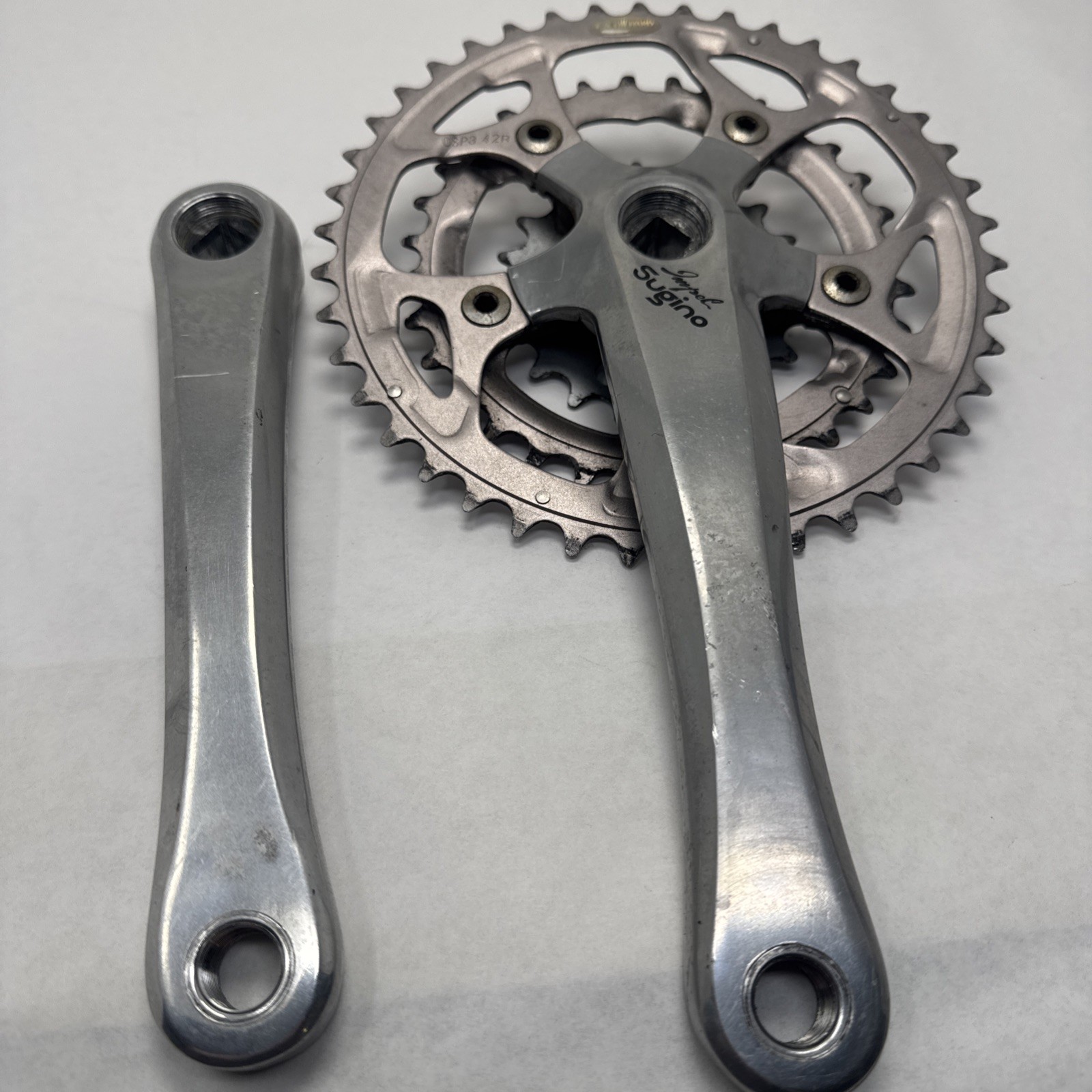 Vintage Sugino Impel Mountain Bike Triple Crankset 175mm 42/32/20 CSS III Hard