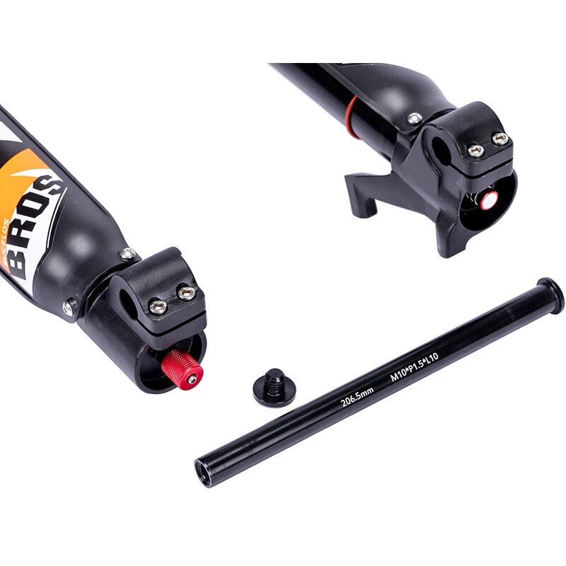 20/26er Inverted Air Suspension Fork Thru Axle 15*150mm Snow/Beach E-bike Fork