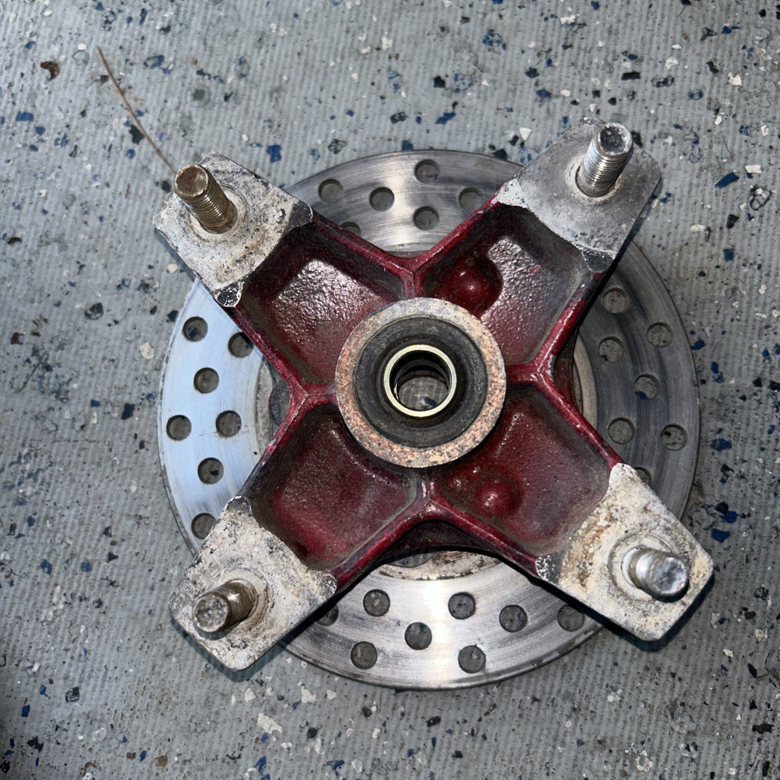 Honda TRX400ex front hub and brake, Left or Right 99-04 3379