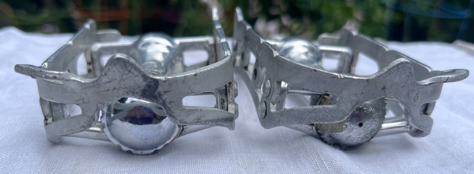 Zeus Gran Sport quill road pedals 9/16″ silver alloy vintage retro l’eroica bike