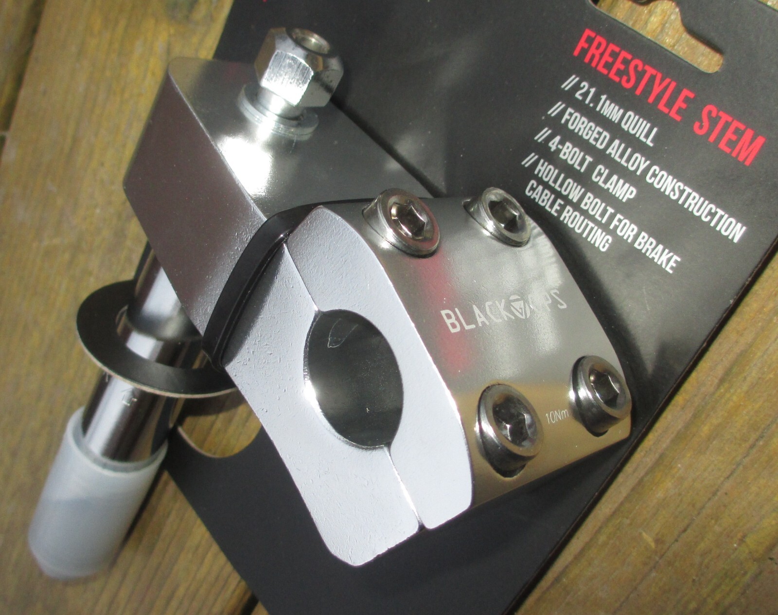 Stem Black Ops 21.1mm Quill Free Style Stem L50mm 22.2 clamp