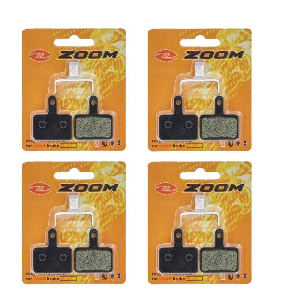 4 Pair ZOOM B01S Brake Pads Resin Disc Brake Pads for MTB