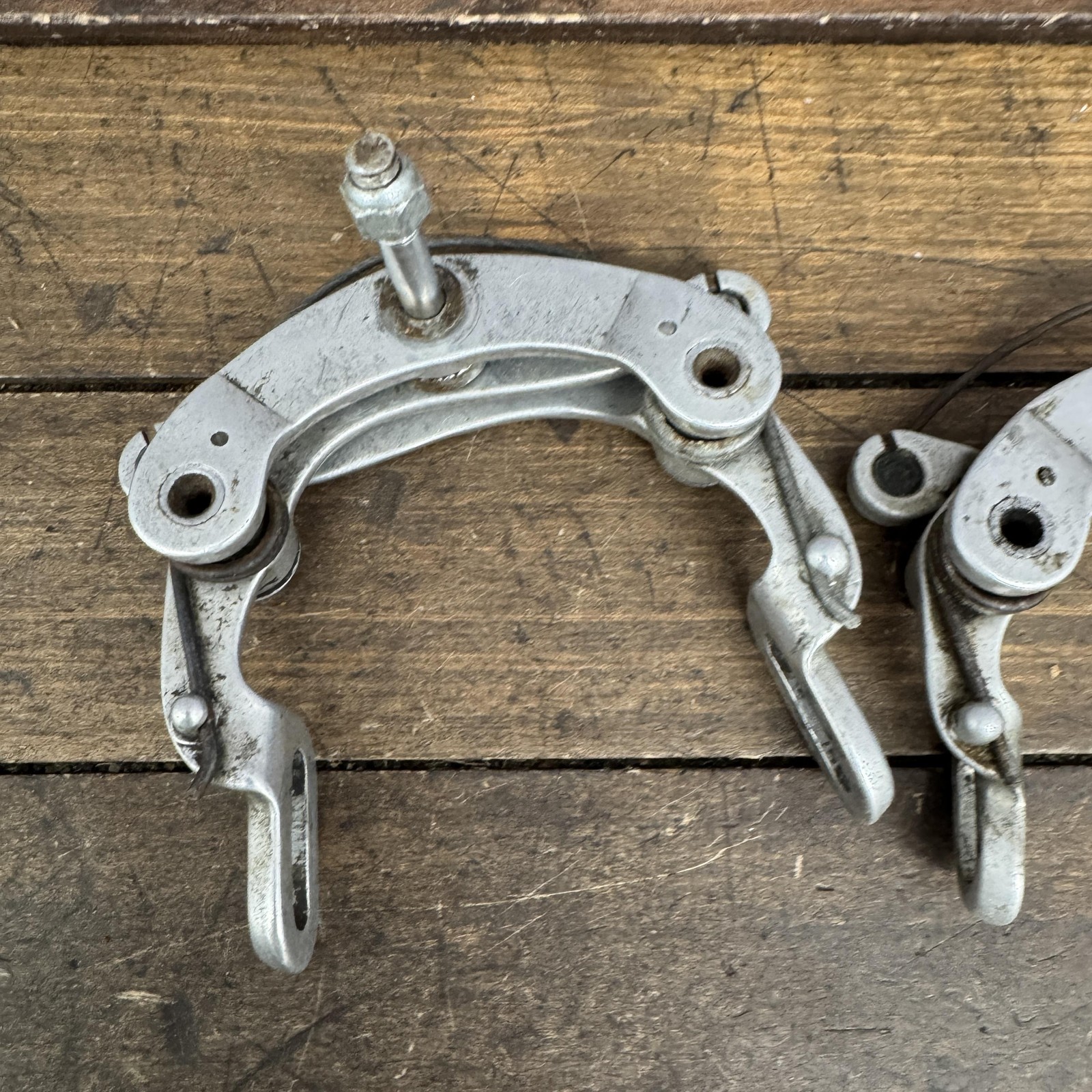 Vintage Universal Mod 61 Caliper Brakes Levers Set Center Pull F/R Road 70s 60s