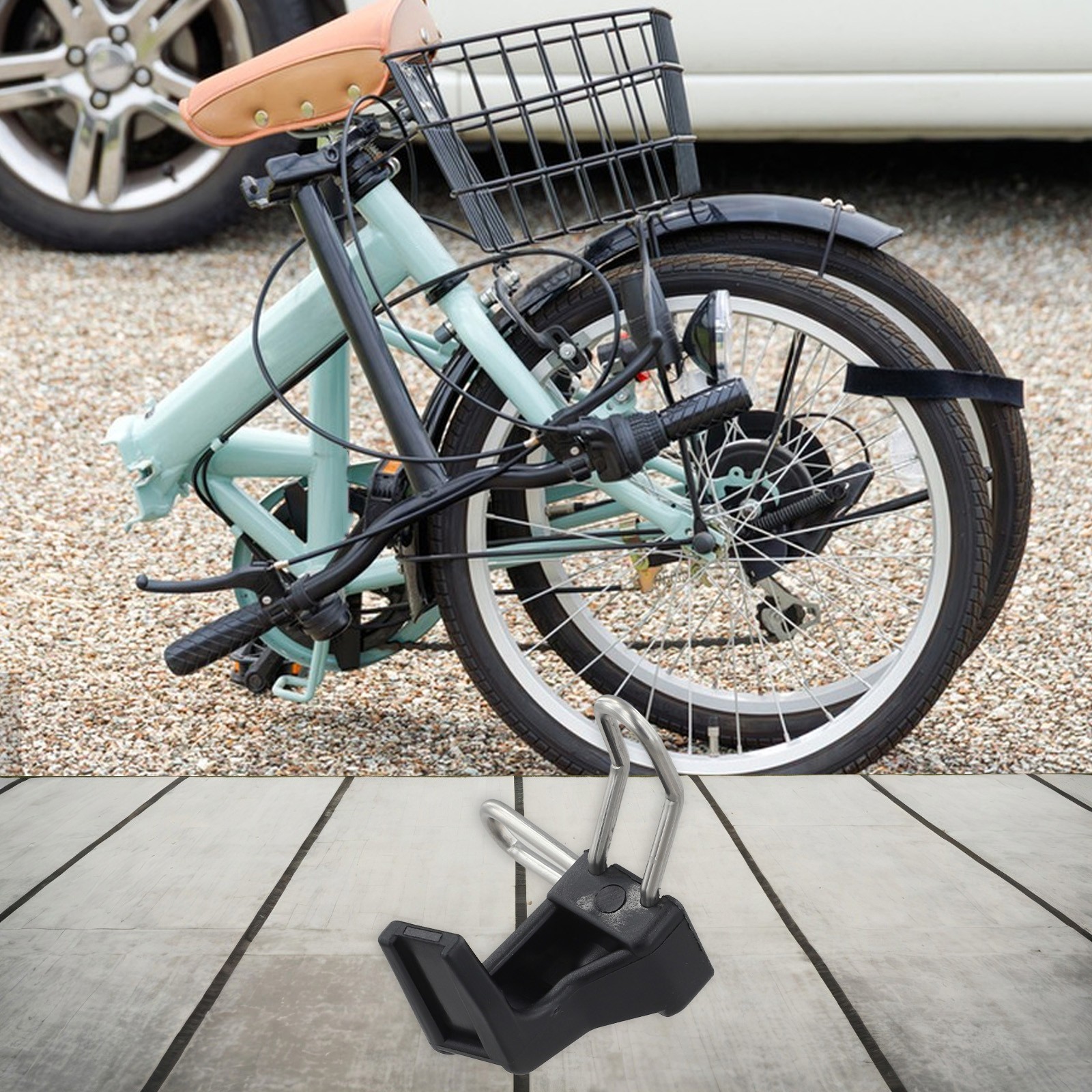 E Buckle for Brompton Folding Bike Easy Installation Front Fork Accessory