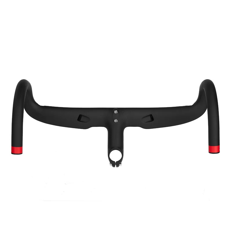 400/420/440mm Full Carbon Integrated Road Bicycle Handlebar Bent bars with stem