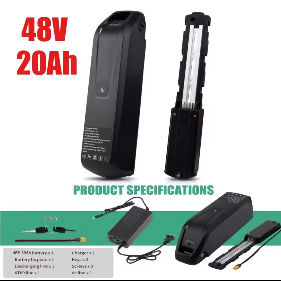 New Super73 S1 Model Battery Upgrade 48v 20ah Electric Bike Bicycle EBike