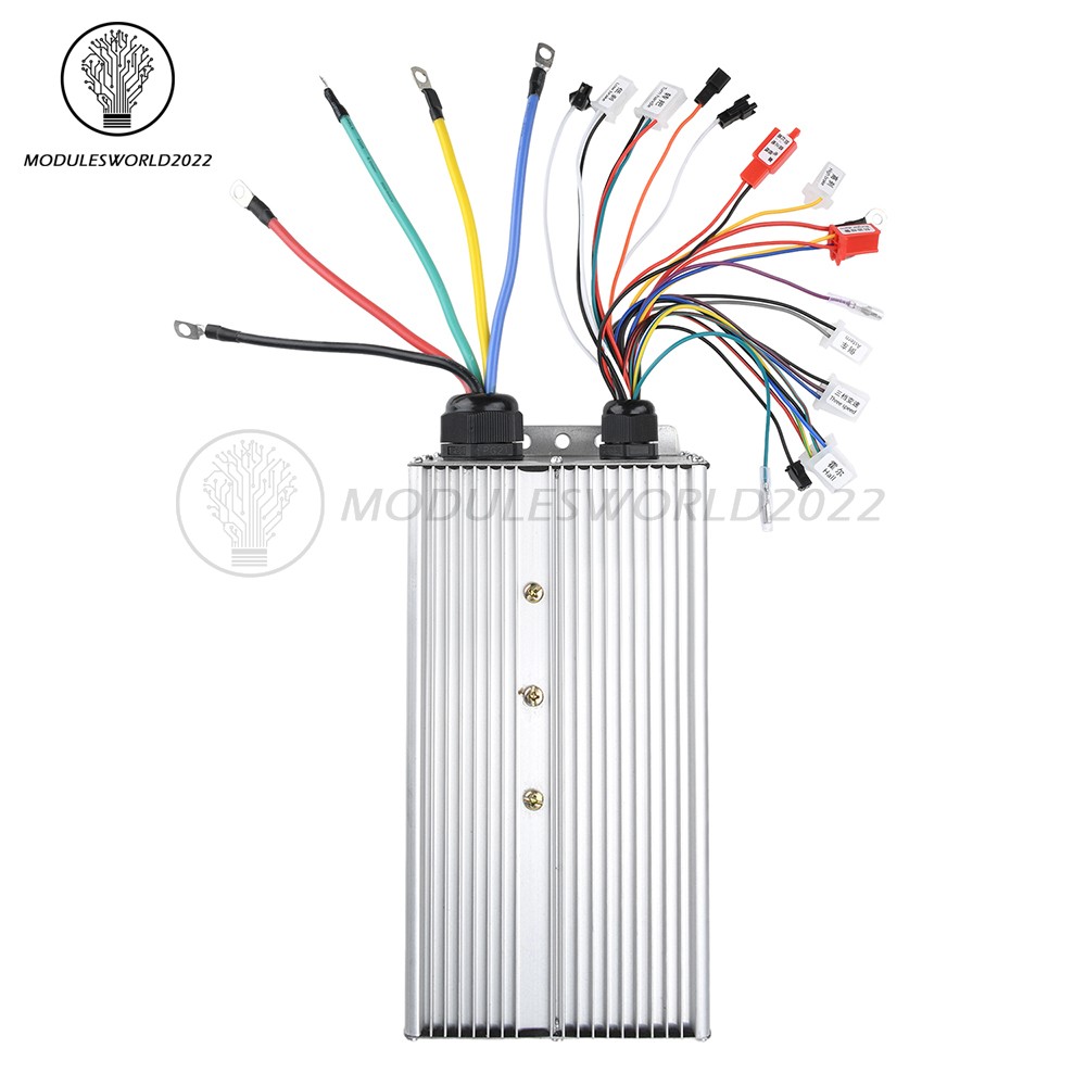 Brushless Controller 36V48V60V64V72V 350W 500W-1500W 5000W for Electric Bicycle