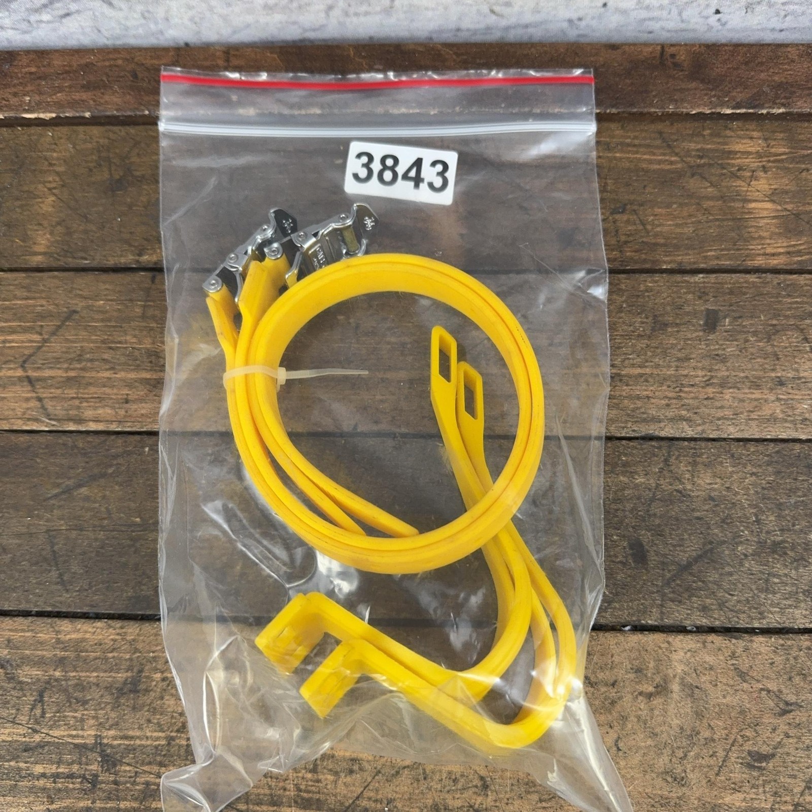 Vintage CatEye Toe Clips Straps Yellow NOS Pair Road Bike 80s Japan Plastic