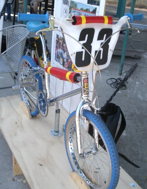 Cru Jones Replica 33 BMX number plate RAD The Movie Old School BMX bill allen