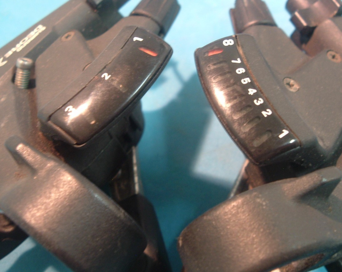 Shimano Deore XT 3×8-Spd ST-M739 MTB Shifters/V-Levers -Rapid Fire Plus-VGC+