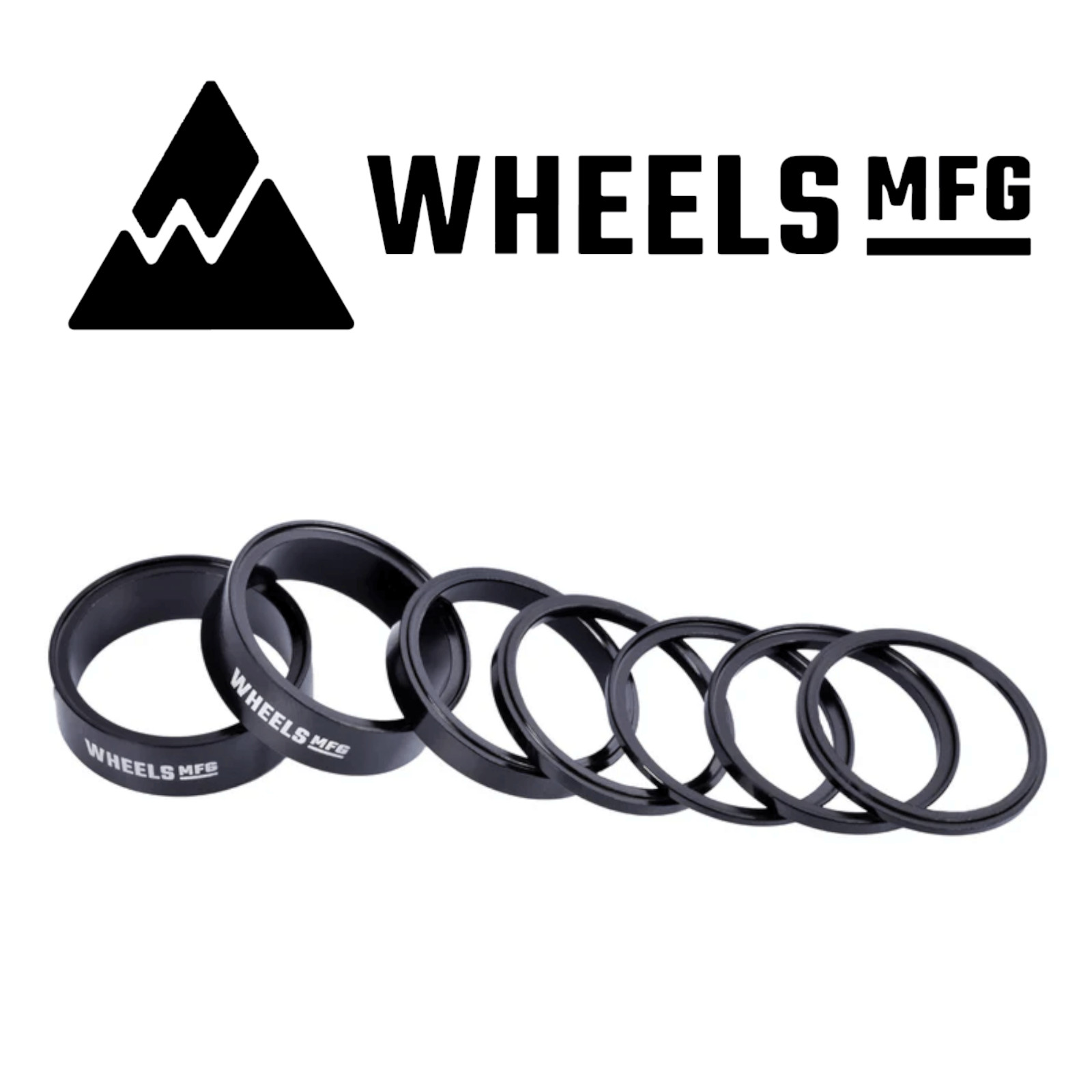 Wheels Manufacturing Stackright 1-1/8-Inch Headset Spacer Assorted 7-Pack
