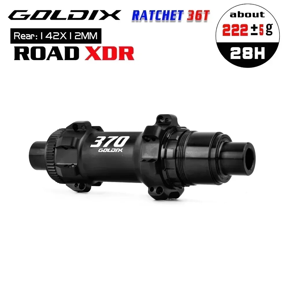 Gravel Road Bicycle Hub Disc Brake 24/28 Holes Pull Ratchet 36T Flywheels