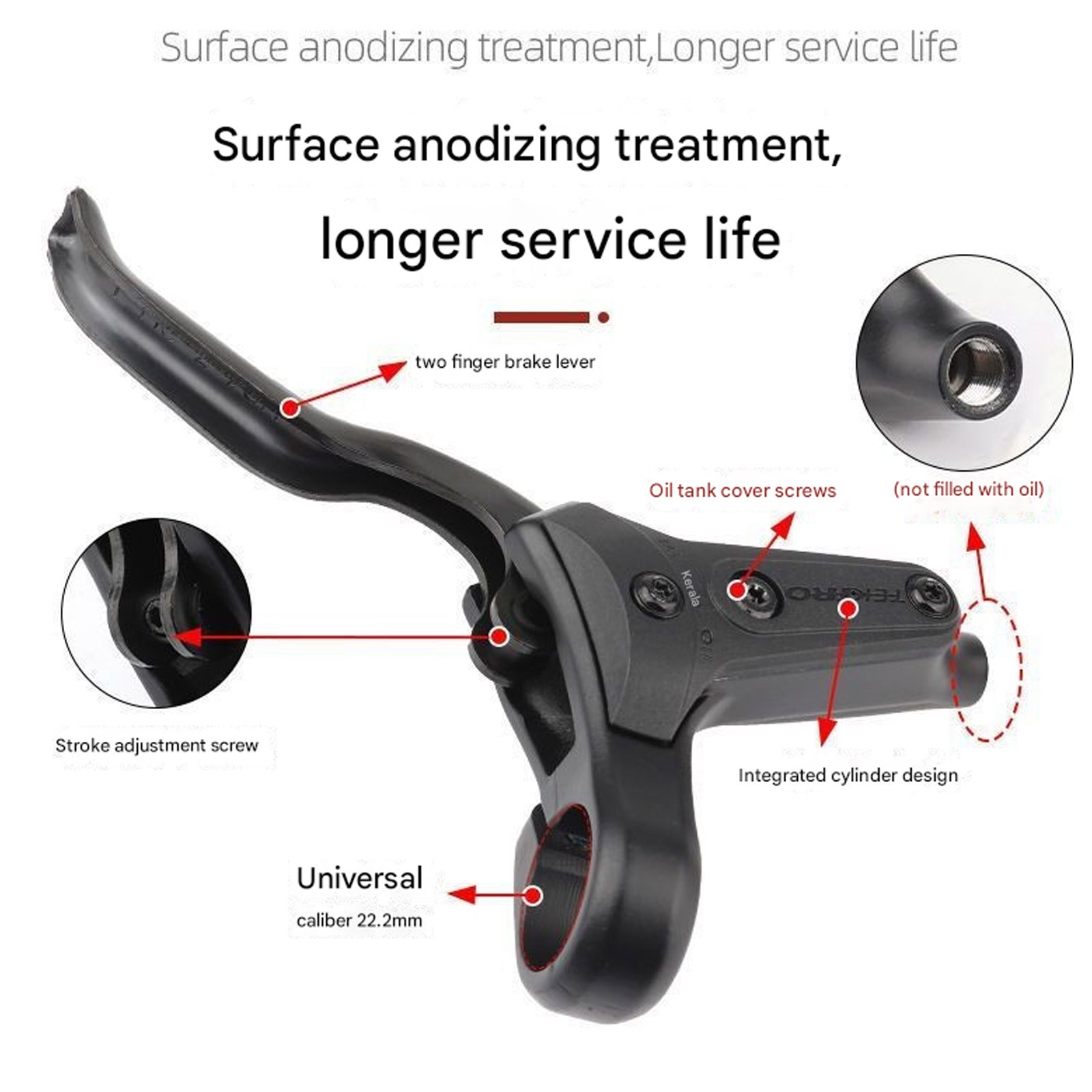 TEKTRO M275 Brake Lever V Brake For Hydraulic Disc Brake MTB Mountain Bike