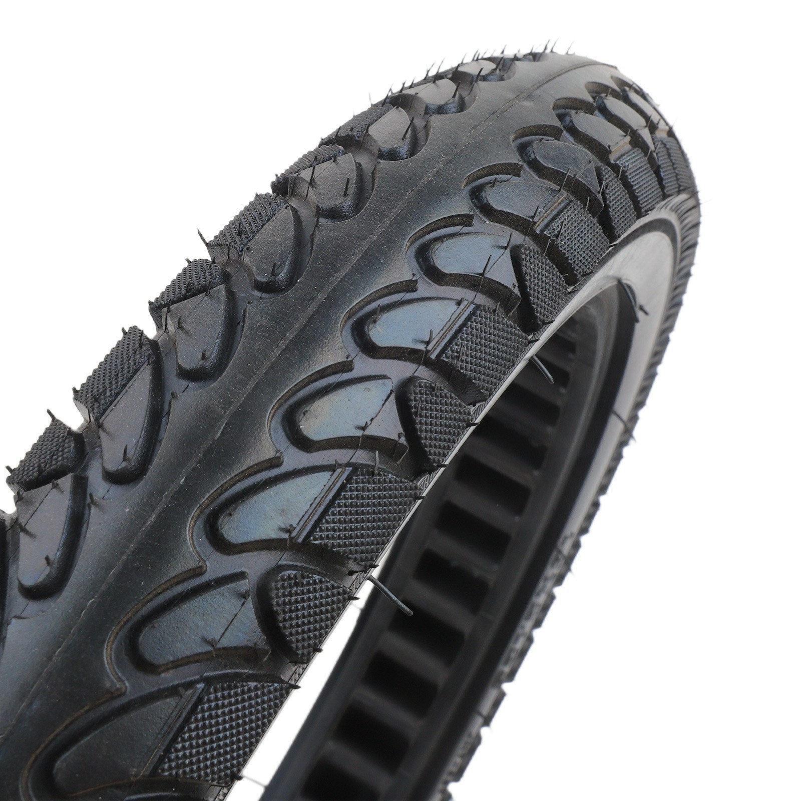 16×2.125 Solid Tire for Mountain Bike Black Rubber 372mm OD 51mm Width