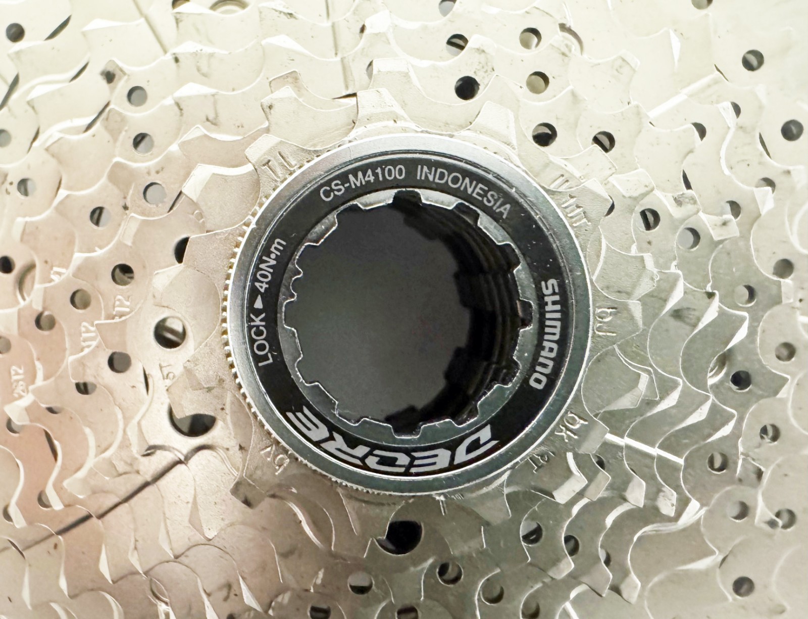 Shimano Deore CS-M4100-10 Cassette – 10-Speed, 11-42t, Silver