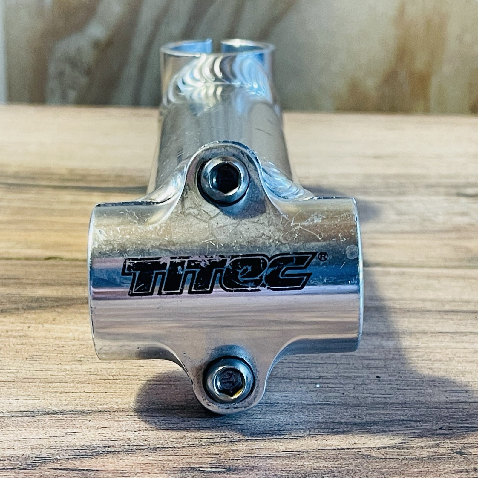 Titec 135mm MTB Stem 1 1/8 10 Degree 25.4 Polished Aluminum