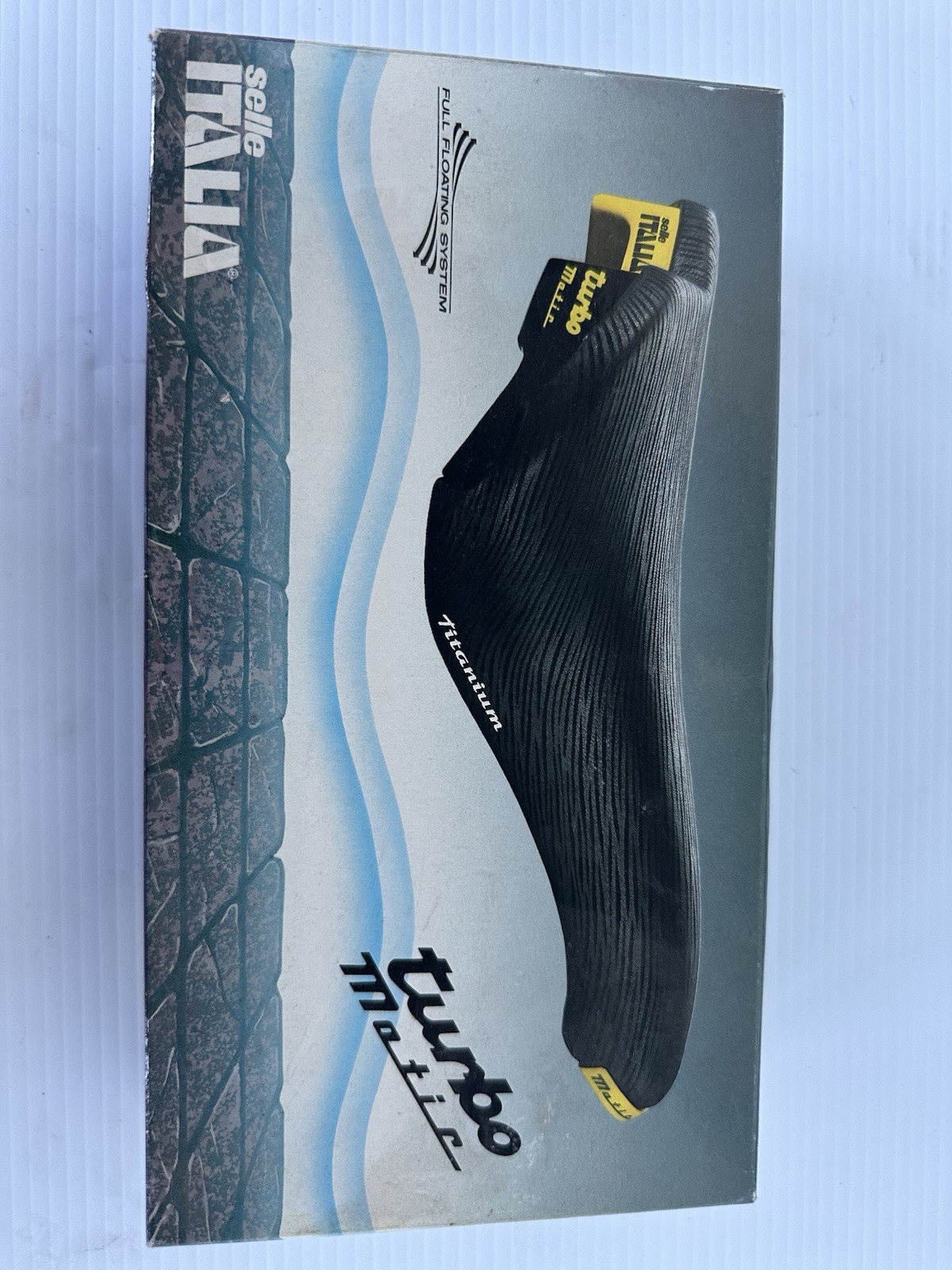 NOS Selle Italia Turbo Matic Saddle Black Vintage MTB Road Bike w/Box