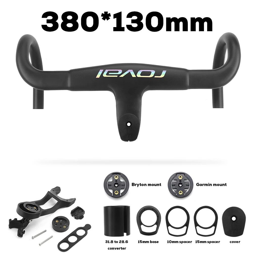 OD2 UD Carbon Internal Cable Aero Integrated Road Bike Handlebar 31.8mm 390mm