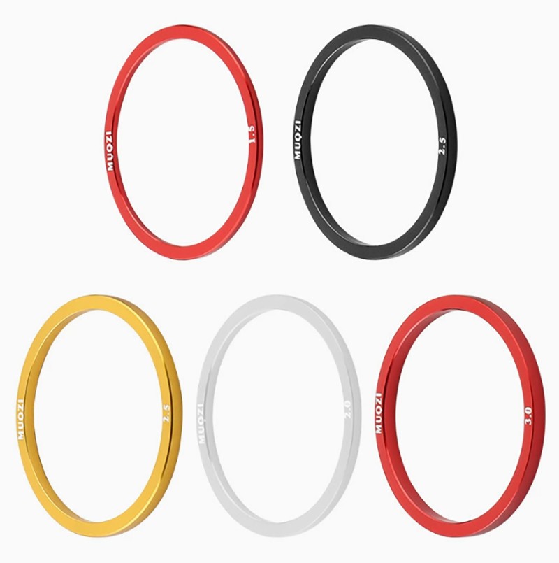 Crankset Washer Spacer Thick 1.5/2/2.5/3mm Bike Chainring Hollow Washer