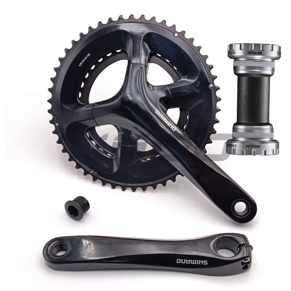 Shimano FC-RS520 2×12 Speed Crankset 50-34T 170mm 2-Piece Crank HollowTech II BB