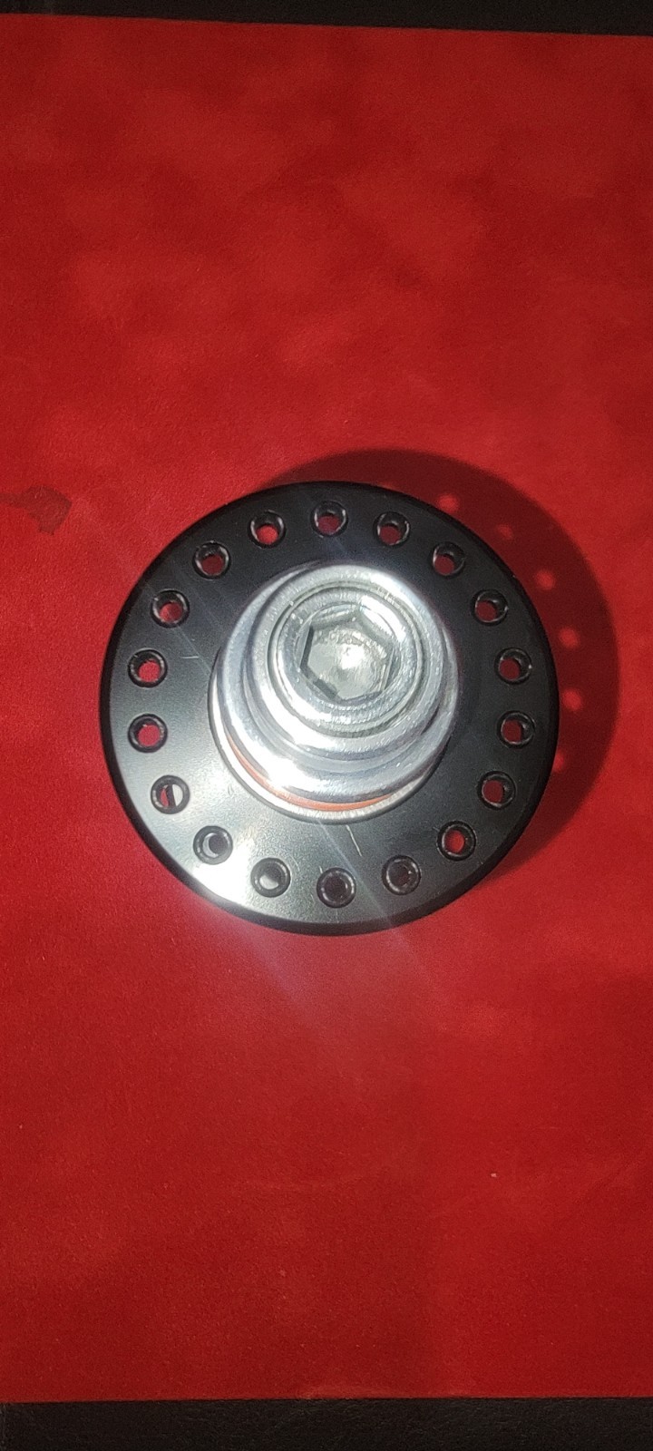 Bullseye Warlock Slotted Hubs & Bullseye Cigar Cutter Chain Tensioners Black!