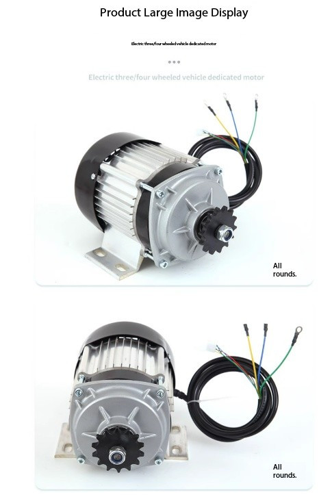 24V 48V Electric Motor for Bicycle Brushless Motor E-Bike E-Tricycle Controller