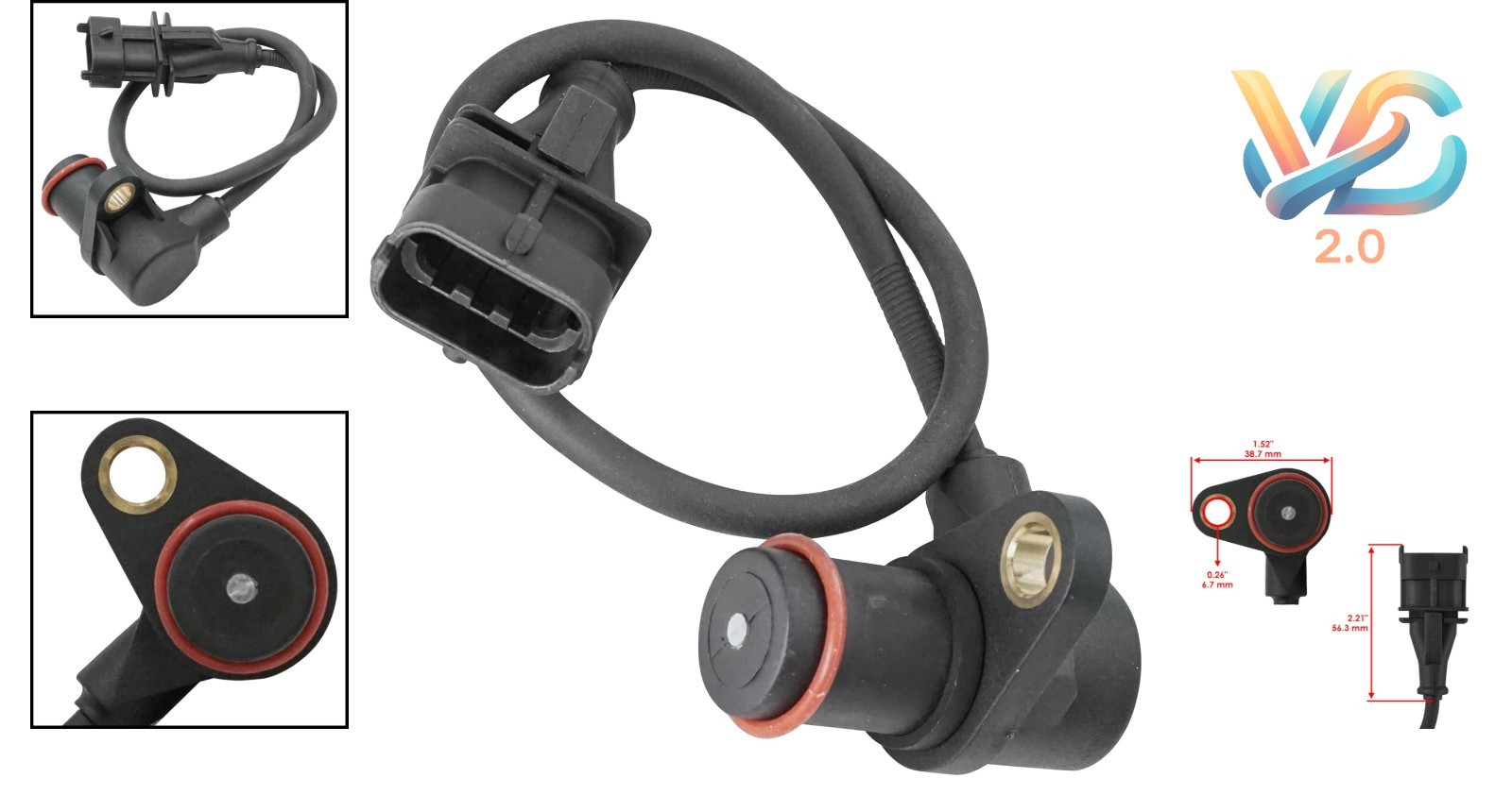 Polaris Ranger XP Crank Position Speed Sensor 2013-2018 Compatible RZR Sportsman